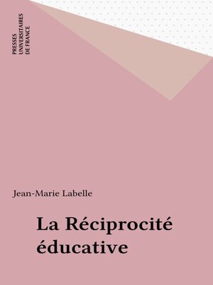 cover image of La Réciprocité éducative